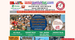 Desktop Screenshot of izmirgunluktur.com